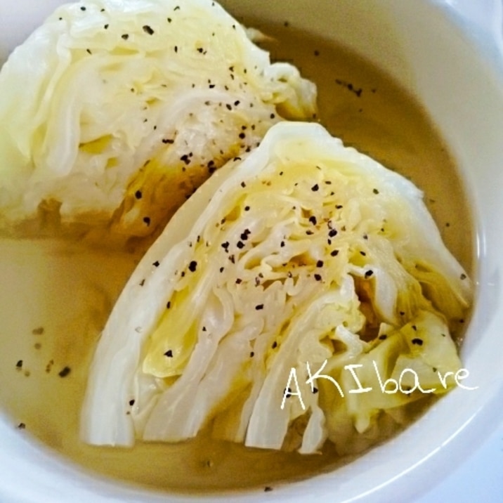 キャベツの大量消費!15分で簡単煮物♪